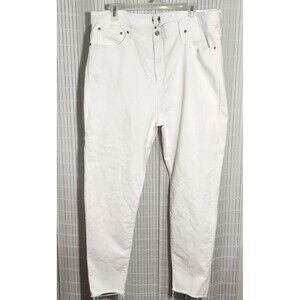 JCrew Jeans Size 35 Color White High Rise Toothpick